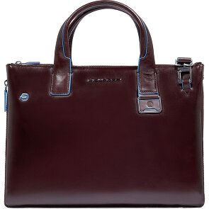 Piquadro Blue Square Shopper Bag Skórzany 38 cm Komora na laptopa z plisą rozprężną