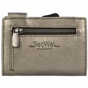 SecWal Portfel na karty kredytowe RFID skórzany 9,5 cm