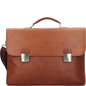 Esquire Dallas Teczka Skórzany 42 cm Komora na laptopa