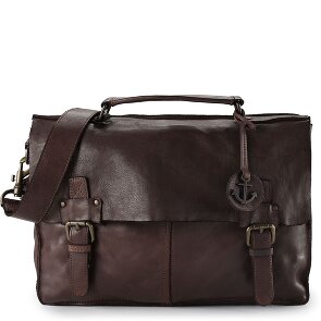 Harbour 2nd Cool Casual Briefcase Messenger Skórzany 36 cm Komora na laptopa