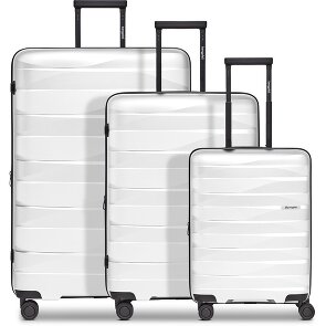 Bergpfeil Zestaw walizek podróżnych na 4 kółkach, 3-częściowy, z elastycznym składaniem