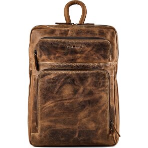 Greenburry Vintage Plecak Skórzany 44 cm Komora na laptopa