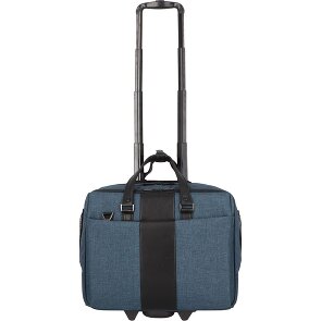 Dermata 2 kółka Walizka biznesowy 44 cm Komora na laptopa