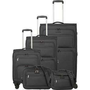 Travelite Cubis 4 kółka Zestaw walizek 5-części z funkcją poszerzenia