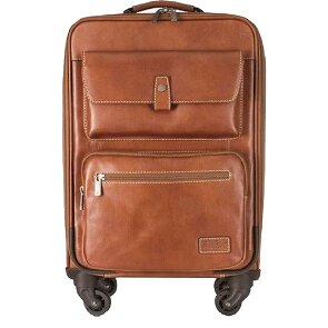 Jekyll & Hide Montana 4-Wheel Cabin Trolley RFID Leather 47 cm Komora na laptopa Jekyll & Hide Montana 4-Wheel Cabin Trolley RFID Leather 47 cm Komora na laptopa