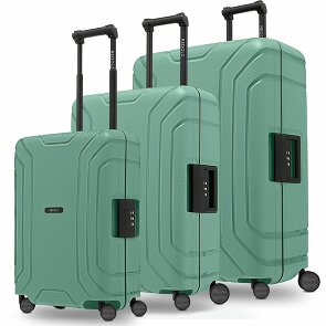 Redolz Essentials 15 walizka na 4 kółkach 3-częściowa z trzypunktowym zapięciem