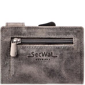 SecWal Skórzane etui na karty kredytowe RFID 9 cm