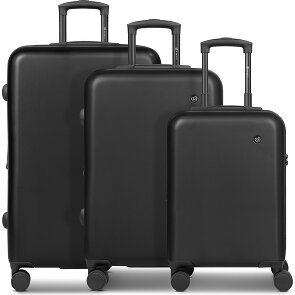 bugatti Valencia 2.0 4 kółka Zestaw walizek 3-części z plisą rozprężną