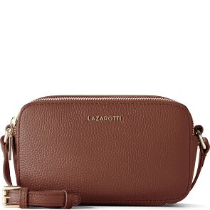 Lazarotti Skórzana torba na ramię z Bolonii Camera-Bag, skóra, z podwójnym zamkiem, 18 cm