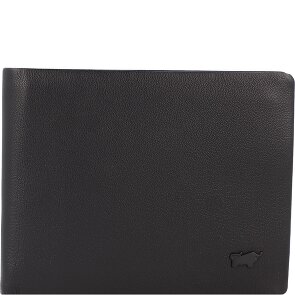 Braun Büffel Hannes Portfel Ochrona RFID Skórzany 12 cm