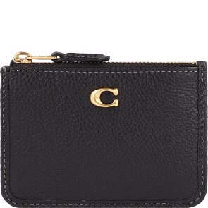 Coach Mini Skinny Portfel z kluczem Skórzany 11 cm