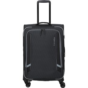 Travelite Corsiica 4 kółka Walizka M 67 cm z plisą rozprężną