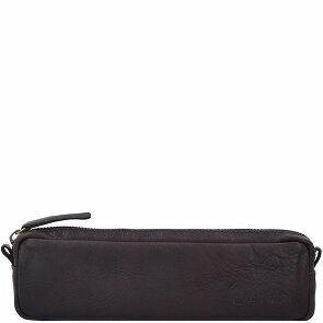 Greenburry Oily Tumbled Pencil Case Leather 23 cm