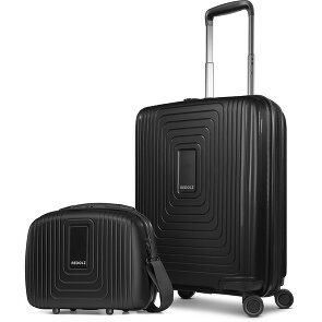 Redolz Zestaw walizek Essentials 14, 2 szt. wózek kabinowy z elastycznym składaniem i kosmetyczką Redolz Zestaw walizek Essentials 14, 2 szt. wózek kabinowy z elastycznym składaniem i kosmetyczką