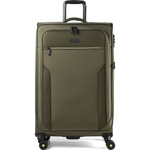 d&n Travel Line 9704 4 kółka Walizka L 78 cm z plisą rozprężną