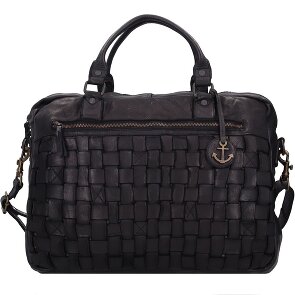 Harbour 2nd Skórzana aktówka Cool Casual Aris z przegrodą na laptopa 40 cm