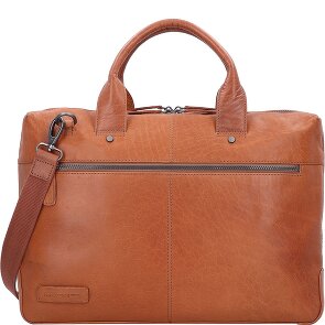 Plevier Rock Flint Teczka Ochrona RFID Skórzany 41 cm Komora na laptopa