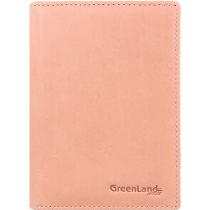 Greenland Nature Miękkie kolorowe etui na paszporty RFID Leather 12 cm