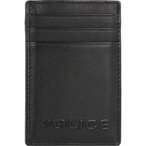 Police PT389-08536 Skórzane etui na karty kredytowe 7 cm z klipsem na pieniądze