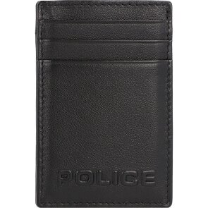 Police PT389-08536 Skórzane etui na karty kredytowe 7 cm z klipsem na pieniądze
