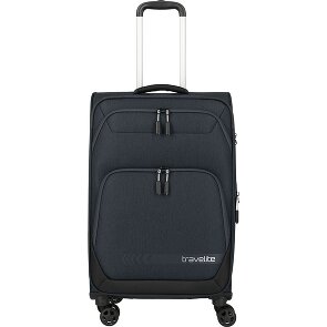 Travelite Kick Off 4 kółka Walizka M 67 cm z funkcją poszerzenia