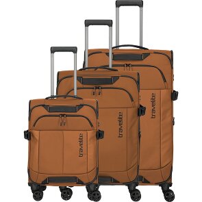 Travelite Briize 4 kółka Zestaw walizek 3-części z plisą rozprężną