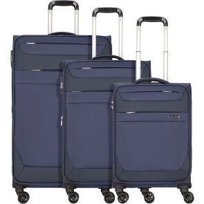 Worldpack Dublin 4 kółka Zestaw walizek 3-części z plisą rozprężną