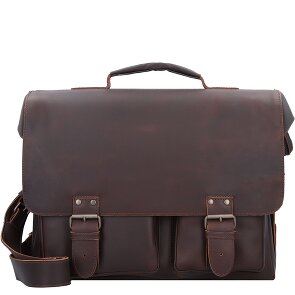 aunts & uncles Hunter Big Finn teczka skórzana 40 cm przegroda na laptopa