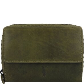 Jack Kinsky Risör Portfel Ochrona RFID Skórzany 14 cm