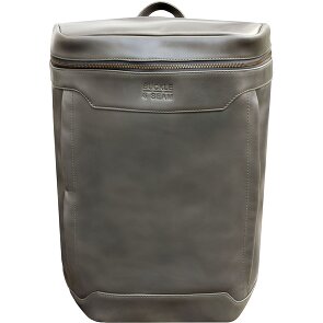 Buckle & Seam Siwa Plecak skórzany 47 cm Komora na laptopa