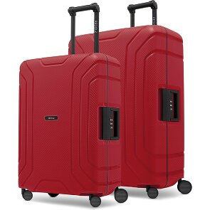 Redolz Zestaw walizek Essentials 15 na 4 kółkach, 2-częściowy z trzypunktowym zapięciem
