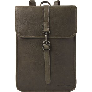 Castelijn & Beerens Skórzany plecak Carisma RFID z przegrodą na laptopa 41 cm