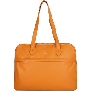 Jump Skórzana torba na ramię Uppsala z przegrodą na laptopa 40 cm