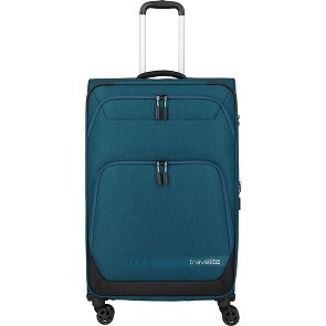 Travelite Kick Off 4 kółka Walizka L 78 cm z funkcją poszerzenia