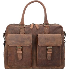 Harold's Antic Collection Teczka skórzana 40 cm Komora na laptopa