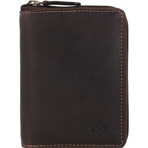 Greenburry Tornado Portfel Ochrona RFID Skórzany 10 cm