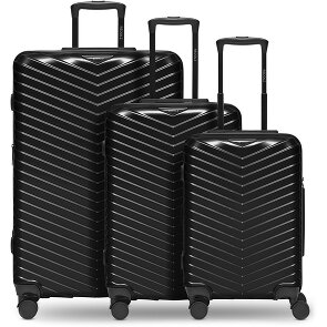 Redolz Essentials 18 4 kółka Zestaw walizek 3-części z plisą rozprężną