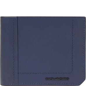 Piquadro Liko Portfel Ochrona RFID Skórzany 11 cm