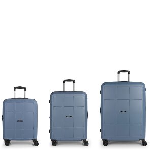 Gabol Montreal 4 kółka Zestaw walizek 3-części z plisą rozprężną