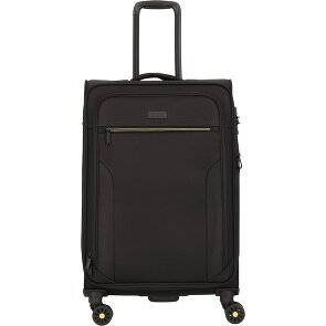 d&n Travel Line 9704 4 kółka Walizka M 68 cm z plisą rozprężną