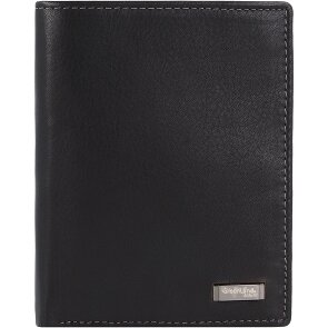 Greenland Nature Black Nappa Wallet RFID Leather 9,5 cm