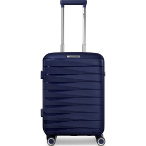 Franky London 4 kółka Walizka kabinowy S 55 cm z plisą rozprężną