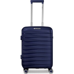 Franky London 4 kółka Walizka kabinowy S 55 cm z plisą rozprężną