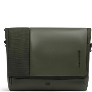 Piquadro Sync Torba typu Messenger Ochrona RFID Skóra 27 cm Komora na laptopa