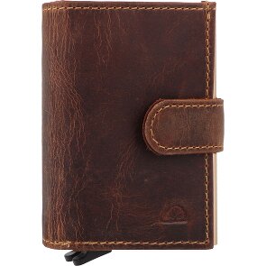 Greenburry Vintage Portfel Ochrona RFID Skórzany 8 cm