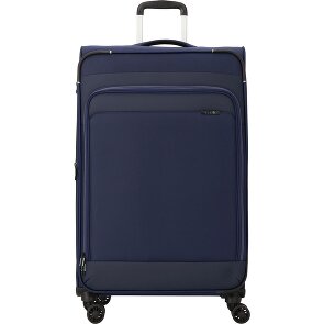 d&n Travel Line 9504 4 kółka Walizka L 76 cm z plisą rozprężną