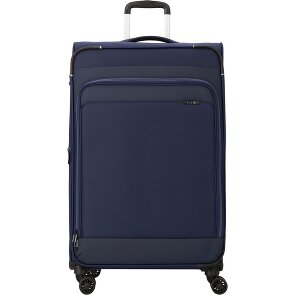 d&n Travel Line 9504 4 kółka Walizka L 76 cm z plisą rozprężną