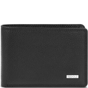 Redolz Leather Essentials QF – mały portfel skórzany z ochroną RFID, 10,5 cm