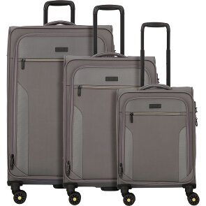 d&n Travel Line 9704 4 kółka Zestaw walizek 3-części z funkcją poszerzenia