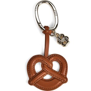 Boss Skórzany breloczek do kluczy w kształcie precla, 12 cm